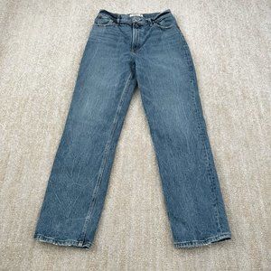 Abercrombie & Fitch The 90s Straight Ultra High Rise Jean 28 / 6 Blue